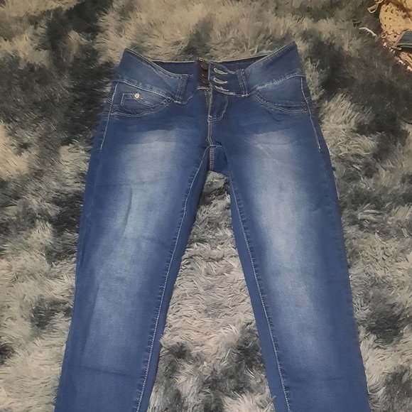 Dark blue skinny jeans - Picture 1 of 2